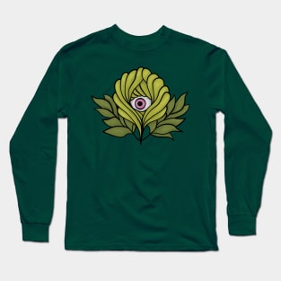 Spooky Plant With Weird Eye Long Sleeve T-Shirt